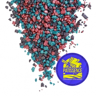 Посыпка сахарная перламутровая PATISSENCE - "Крошка №565, фиолет., розов., голуб." (Упаковка 100 г.) фото 12061