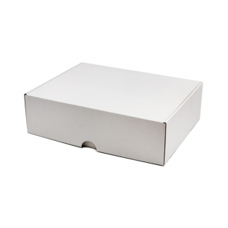 Упаковка для пирожных - "Белая, МГК, 35х26.5х10 cм." (Упаковка 1 шт.) фото 3053