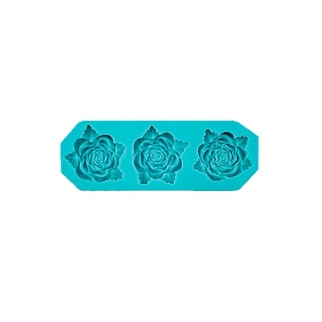 Молд силиконовый DOLCE - "Розы с листьями" (CFM-159*) (Упаковка 1 шт.) фото 12915
