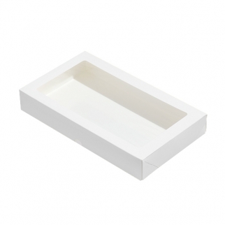 Контейнер на вынос с окном ForGenika - "Белый", 1000 мл. (ForG TABOX PRO 1000 W ST) (Упаковка 1 шт.) фото 13406