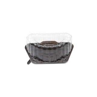 Упаковка для половины торта ПАКО — "Емкость Т-105/1ДШ, коричневая" (Упаковка 1 шт.) фото 6098