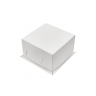 Упаковка для торта PASTICCIERE - "Белая, Хром Эрзац, 17x17x10 cм." (XW100(170х170) (Упаковка 1 шт.) фото 3127