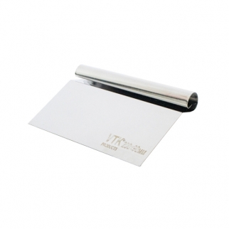 Скребок металлический прямой с ручкой VTK PRO - "200х90 мм." (Упаковка 1 шт.) фото 12238