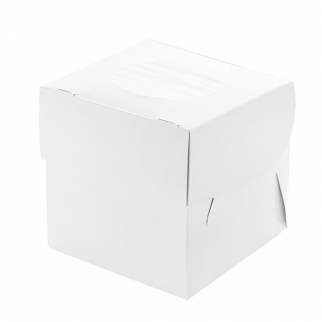 Упаковка для капкейков с окном ForGenika MUF - "Белая, 1 ячейка" (ForGenikaMUF1PRO) (Упаковка 1 шт.) фото 13556