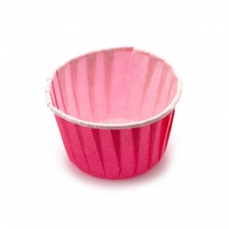Тарталетка Маффин - "Розовый"; выс. 40 мм.; ø 50 мм. (Упаковка 100 шт.) фото 4479
