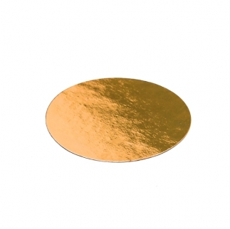 Подложка PASTICCIERE - "Золото/золото" ø 90 мм. (GGD90(0.8)) (Упаковка 100 шт.) фото 10572
