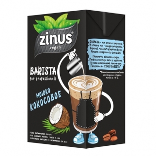Молоко растительное ZINUS BARISTA - "Кокосовое" (Упаковка 1 л.) фото 12751