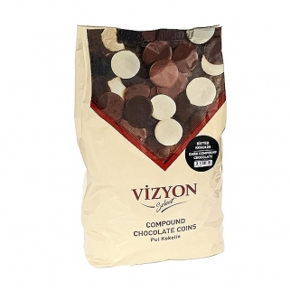 Шоколад Vizyon Select - "Темный, Диски 55%" (Упаковка 2,5 кг.) фото 13795
