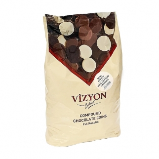 Шоколад Vizyon Select - "Белый, Диски 35%" (Упаковка 2,5 кг.) фото 13793