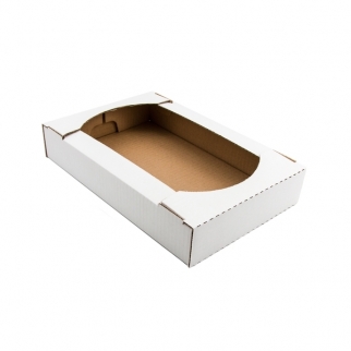 Упаковка для печенья - "Короб-Телевизор ЛОТОК 5, Белый, 32х20х5 см." (Упаковка 1 шт.) фото 5382