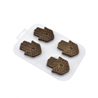 Молд пластиковый для шоколада - "Четыре Фатимы" (Упаковка 1 шт.) фото 8475