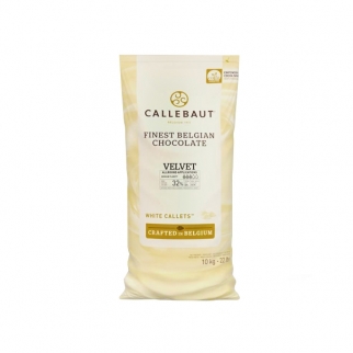 Шоколад CALLEBAUT - "Velvet Белый, Диски 32%" (W3-554) (Упаковка 10 кг.) фото 8195