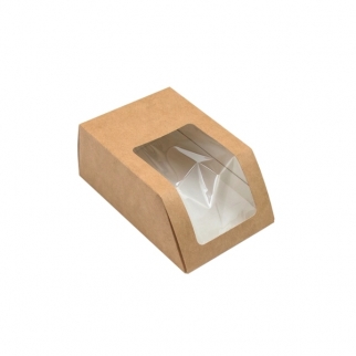 Упаковка для роллов ECO - "Крафт, 9х5х13 см." (ECOROLL-GDC) (S) (Упаковка 1 шт.) фото 4057