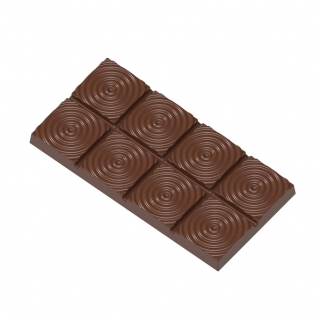 Поликарбонатная форма для конфет CHOCOLATE WORLD - "Плитка шоколада" (2451CW*) (Упаковка 1 шт.) фото 11067