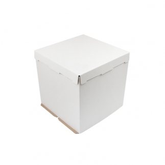 Упаковка для торта PASTICCIERE - "Белая, 30x30x30 см." (EB300(300х300)) (Упаковка 1 шт.) фото 4960