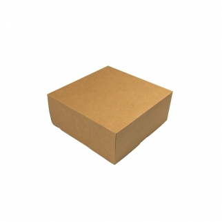 Упаковка для торта OSQ - "Крафт, 6000 мл." (OSQCAKE6000K) (Упаковка 1 шт.) фото 4967
