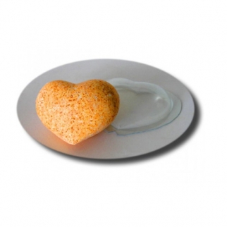 Молд пластиковый для шоколада - "Сердце большое" (Упаковка 1 шт.) фото 13706