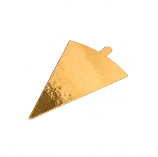 Подложка ForGenika BASE - "Золото, треугольник с ручкой" 90х120 мм. (Упаковка 100 шт.) фото 10832