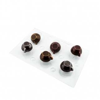 Молд пластиковый для шоколада - "Чашечки" (Упаковка 1 шт.) фото 11645