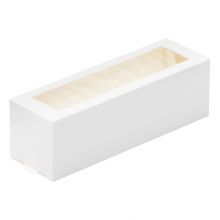 Упаковка для макарон с окном ForGenika - Белый, 6 изделий" (ForG MB 6 W ST) (Упаковка 1 шт.) фото 13438
