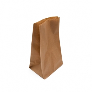 Бумажный пакет С - "Крафт, Без ручек, 22x12х29 см., 60 г/м2." (Упаковка 10 шт.) фото 2871