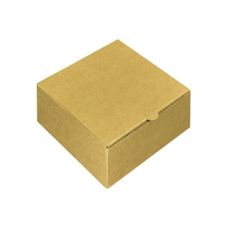 Упаковка для капкейков - "Крафт, МКГ, 16х16х10 cм." (Упаковка 1 шт.) фото 7811