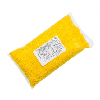 Посыпка ФСД - "Вермишель, Желтая" (Упаковка 1 кг.) фото 8556