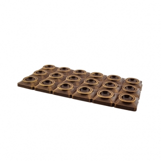 Молд пластиковый для шоколада - "Плитка Вулканы" (Упаковка 1 шт.) фото 11640