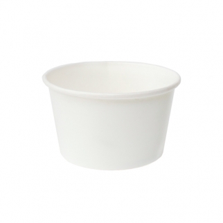 Чаша под суп/мороженое - "Белая", 330 мл. (H2-w) (Упаковка 1 шт.) фото 6935