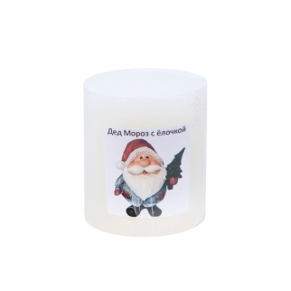 Cиликоновая форма для шоколада - "Дед Мороз с елочкой, 3D" (KL-15) (Упаковка 1 шт.) фото 9024
