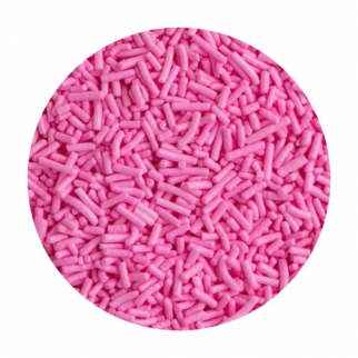 Посыпка ФСД - "Вермишель, Ярко-розовая" (Упаковка 1 кг.) фото 13123