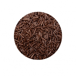 Посыпка шоколадная - "Темная, вермишель" (71055.) (Упаковка 1 кг.) фото 9984