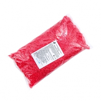 Посыпка ФСД - "Вермишель, Красная" (Упаковка 1 кг.) фото 8557
