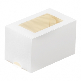 Упаковка для макарон с окном ForGenika - Белый, 3 изделий" (ForG MB 3 W ST) (Упаковка 1 шт.) фото 13437