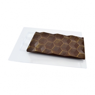 Молд пластиковый для шоколада - "Плитка Большие Кубики" (Упаковка 1 шт.) фото 8446