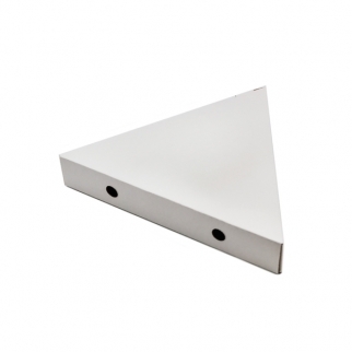 Упаковка для пиццы и пирогов треугольная - "Белая, МГК,  26х26х4 см." (Упаковка 1 шт.) фото 3211