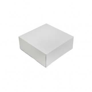 Упаковка для торта PASTICCIERE - "Белая, 28,5х28,5х6 cм." (KT60(большая)) (Упаковка 1 шт.) фото 7753