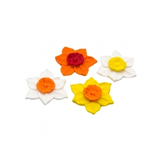 Сахарный цветок - "Нарцисс" 45 мм. (Упаковка 1 шт.) фото 7456