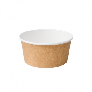 Чаша под суп/мороженое - "Крафт", 330 мл. (H2 крафт) (Упаковка 1 шт.) фото 6936