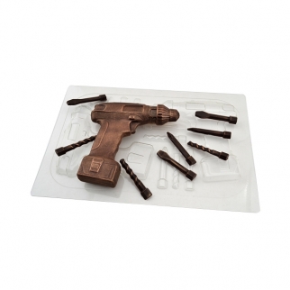 Молд пластиковый для шоколада - "Шуруповерт" (Упаковка 1 шт.) фото 10065