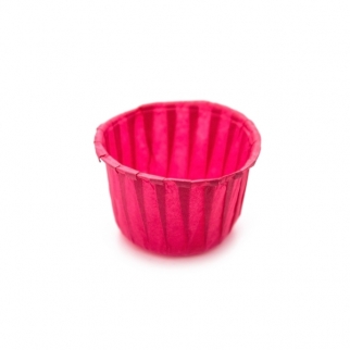 Тарталетка Маффин - "Розовый Темный"; выс. 40 мм.; ø 50 мм. (Упаковка 100 шт.) фото 7603